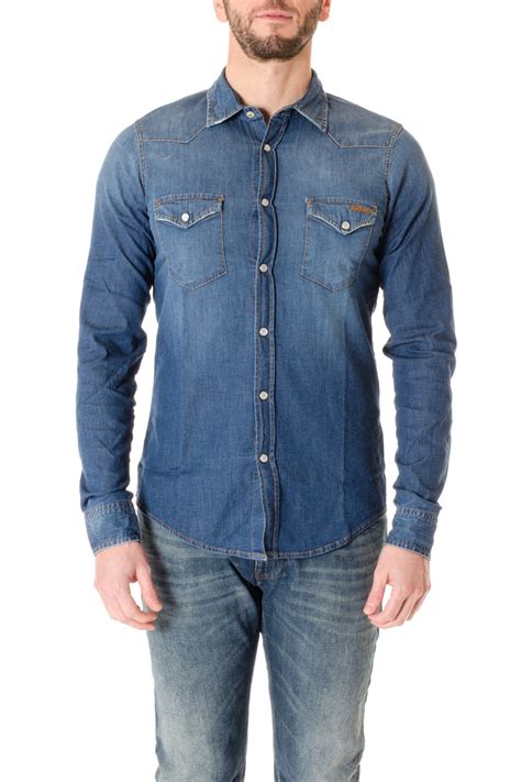 camicia uomo dior|Camicie e giacche in denim .